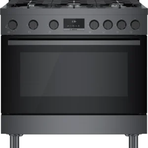 800 Series Gas Freestanding Range 36'' Black Stainless Steel