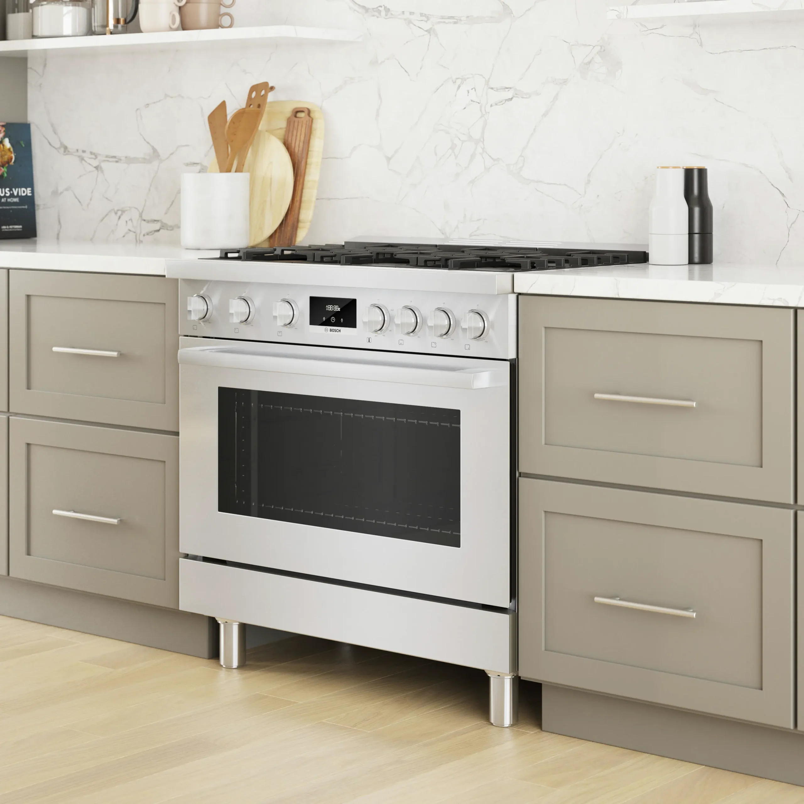 800 Series Gas Freestanding Range 36'' Stainless Steel - Image 3