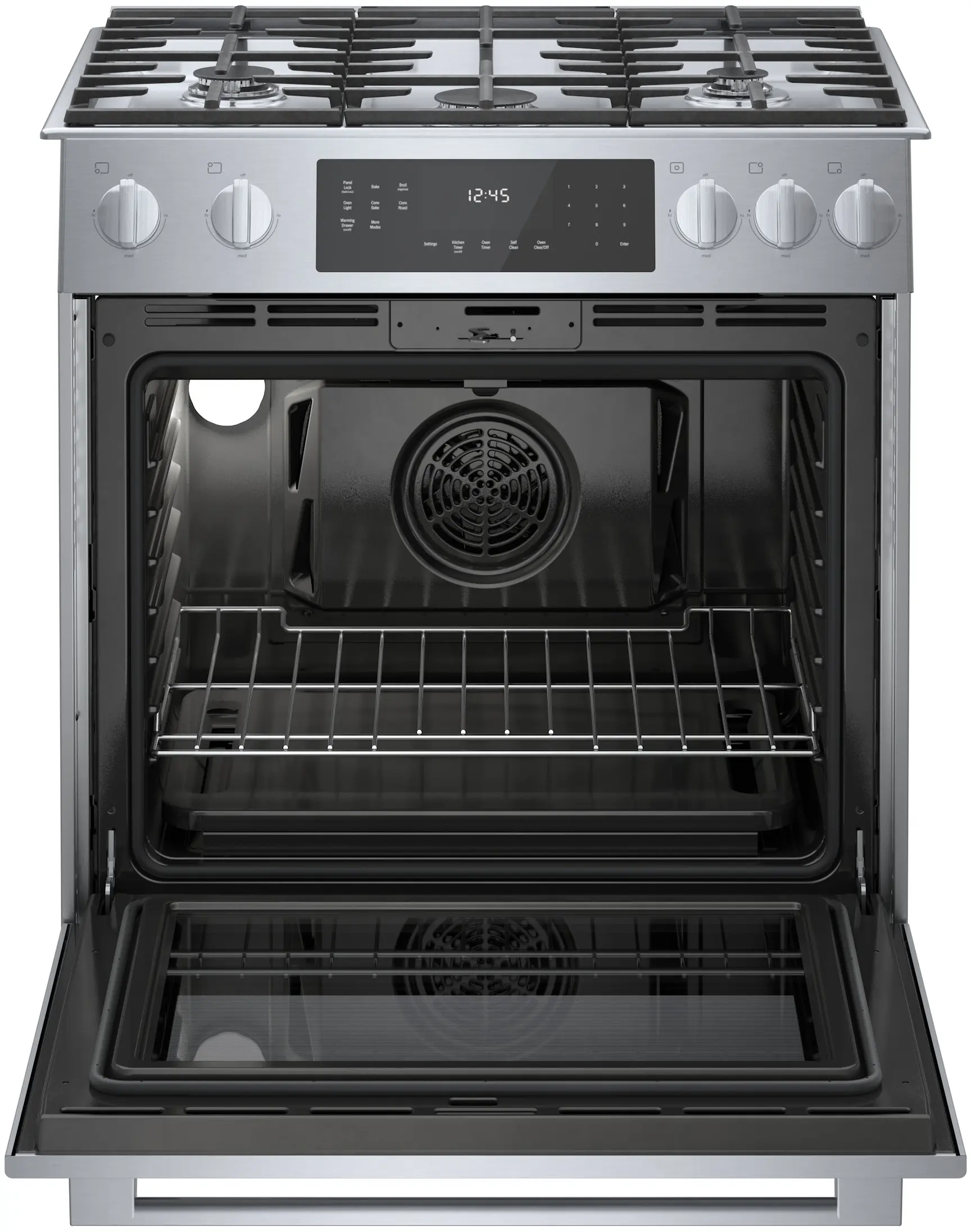 800 Series Gas Slide-in Range 30'' Stainless Steel - Image 3