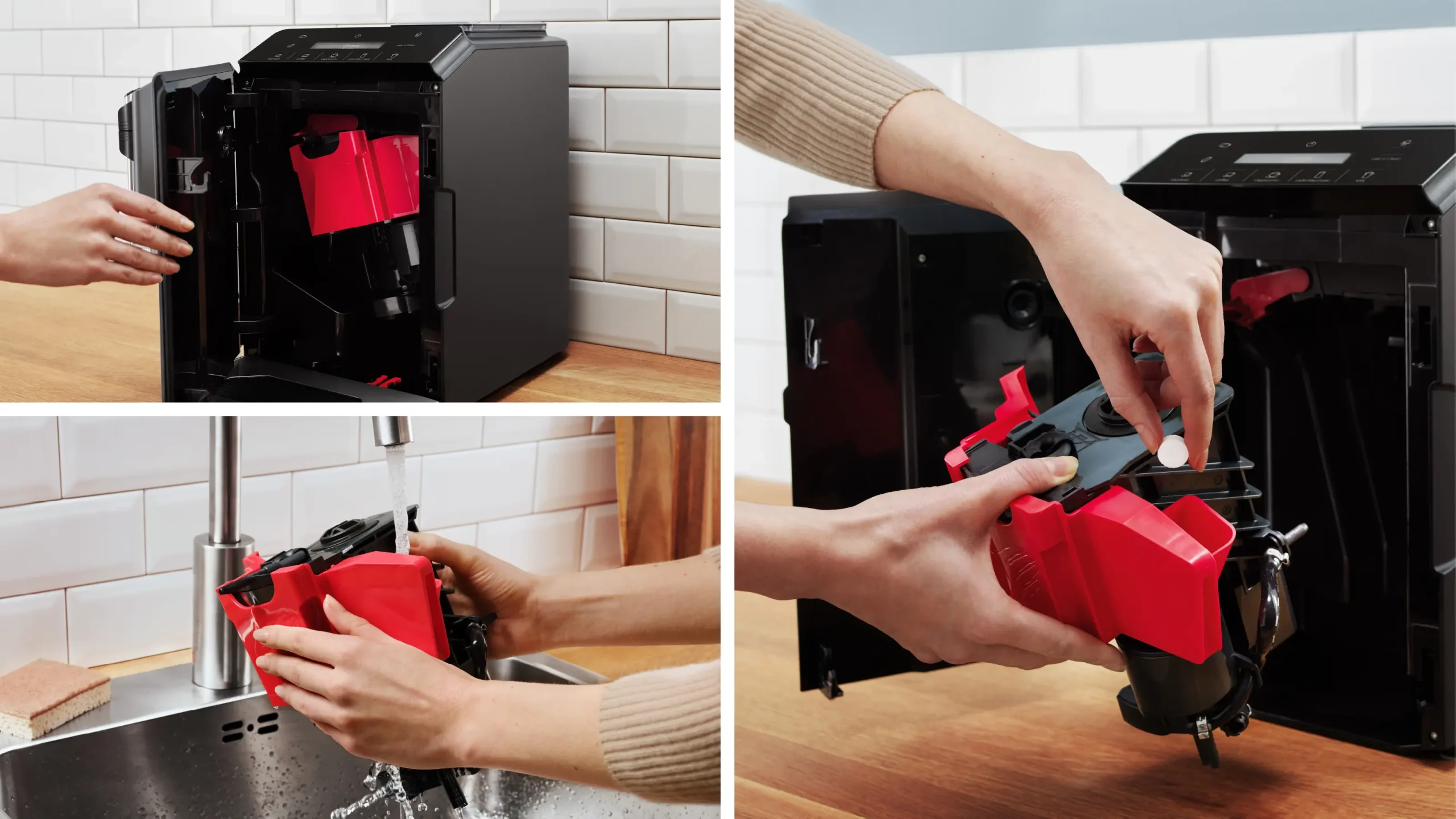 300 Series Fully Automatic Espresso Machine VeroCafe Dark Silver, Removable Water Tank - Image 6