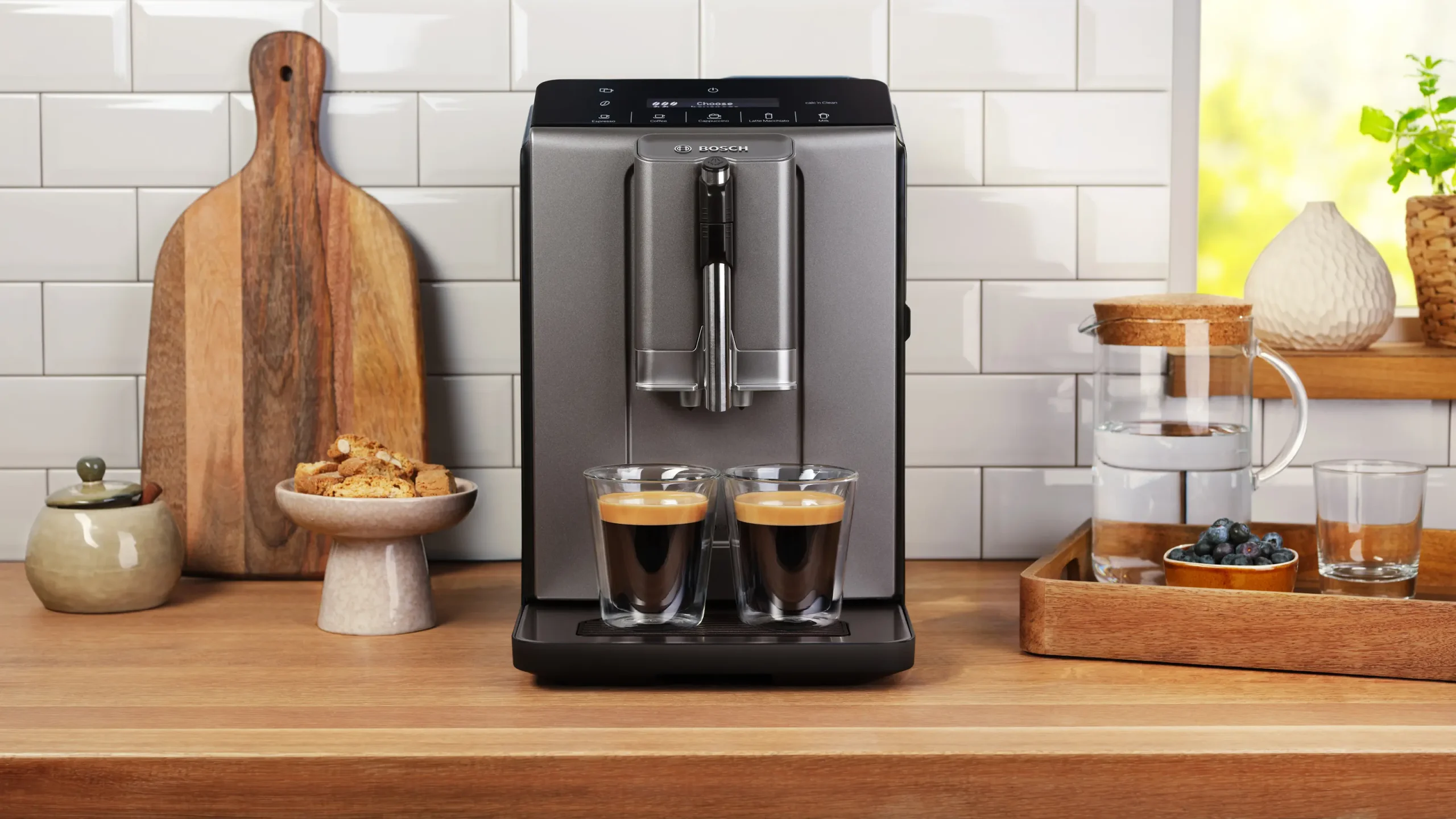 300 Series Fully Automatic Espresso Machine VeroCafe Dark Silver, Removable Water Tank - Image 10