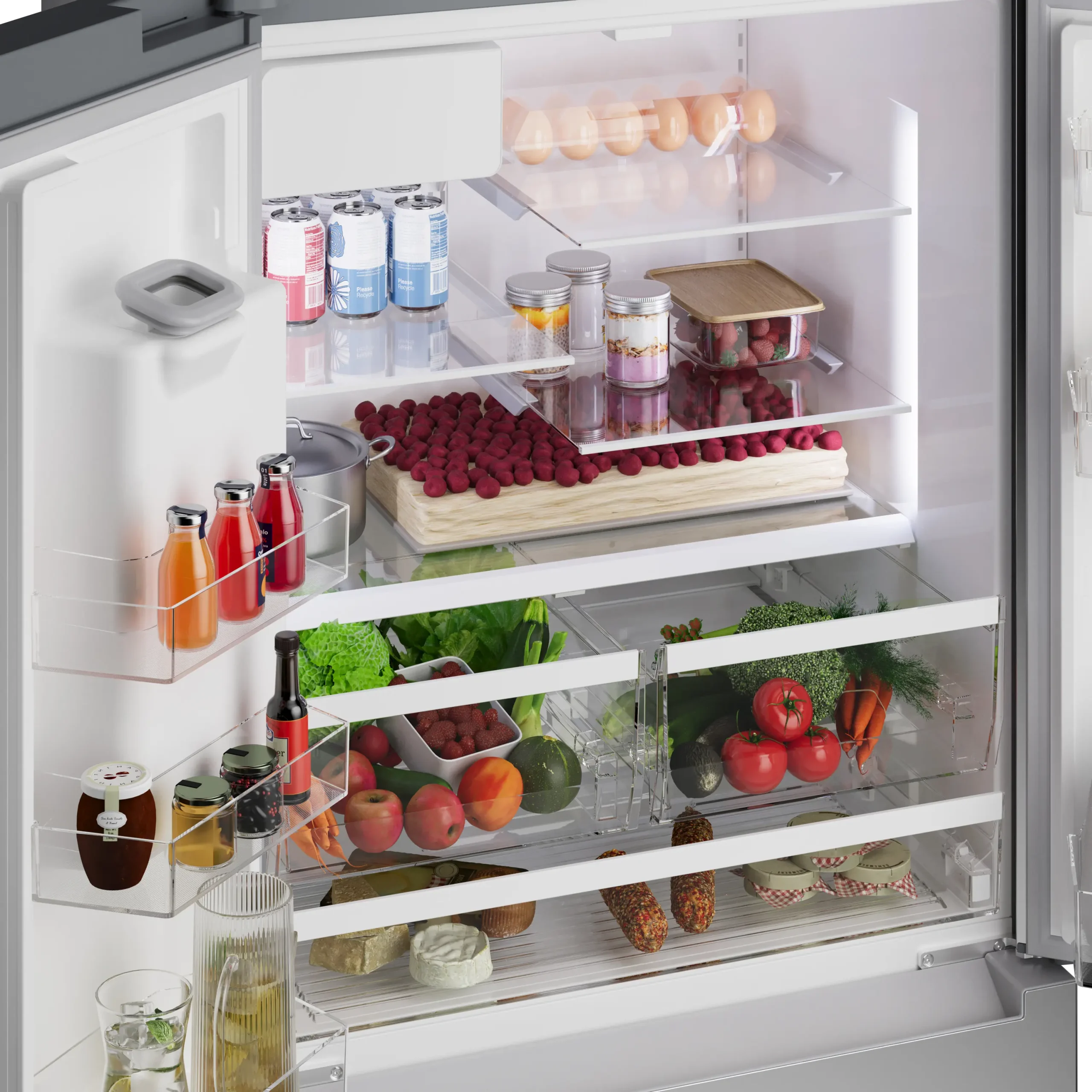 100 Series French Door Bottom Mount Refrigerator 36'' Stainless Steel - Image 10