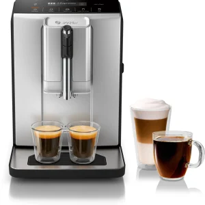300 Series Fully Automatic Espresso Machine VeroCafe Silver, Removable Water Tank